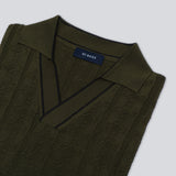 Dijon Silk Polo - Khaki