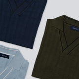 Dijon Silk Polo - Khaki