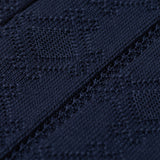 Dijon Silk Polo - Navy