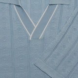 Dijon Silk Polo - Light Blue