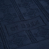 Dijon Silk Polo - Navy